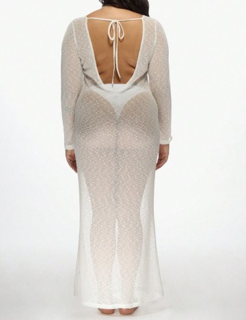 Rochie de plajă Missguided by Shein, alb