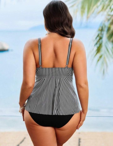 Costum de baie Shein Curve+, mix culori