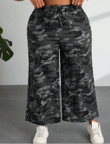 Pantaloni de trening Shein Curve+, gri
