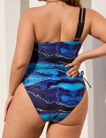 Costum de baie întreg Shein Curve+, mix culori