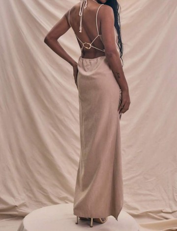 Rochie maxi Shein, bej