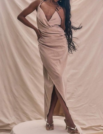 Rochie maxi Shein, bej