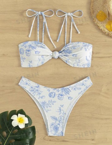 Costum de baie Shein, mix culori