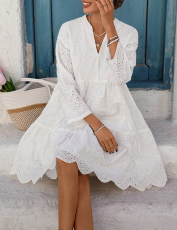 Rochie mini Shein, alb