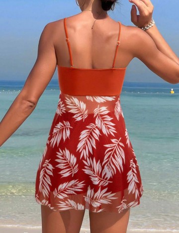 Costum de baie Shein, mix culori
