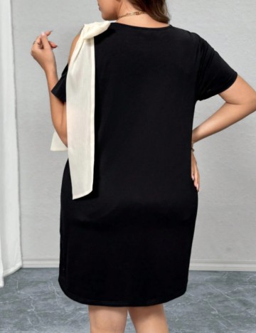 Rochie mini Shein Curve+, negru