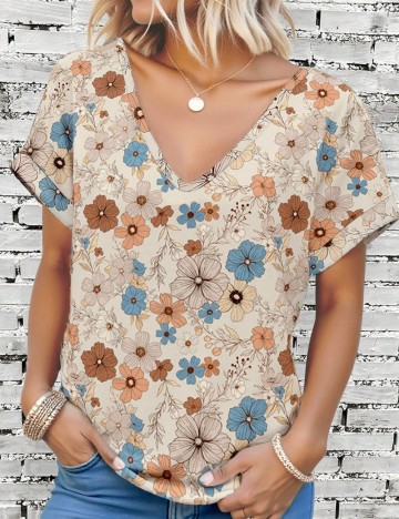 Tricou Shein Curve+, mix culori