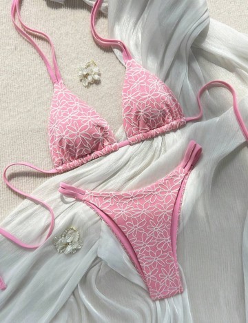 Costum de baie Shein, roz