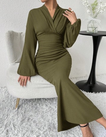 Rochie maxi Shein, verde