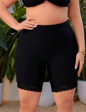 Pantaloni scurți de baie Shein, negru