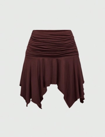 Fustă mini Romwe by Shein, maro
