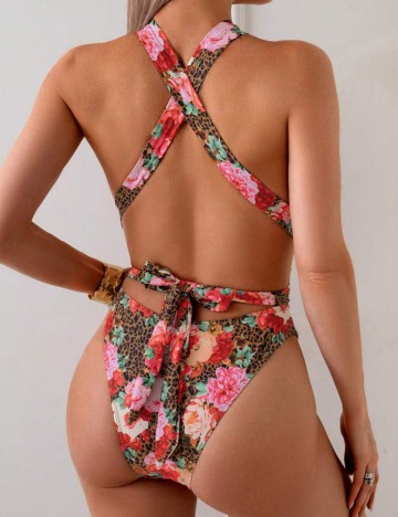 Costum de baie întreg Shein, mix culori