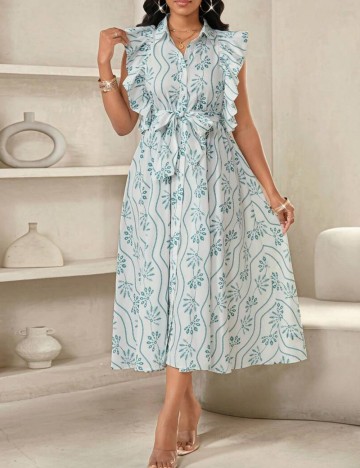 Rochie midi Shein, mix culori