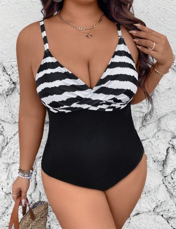 Costum de baie întreg Shein, mix culori