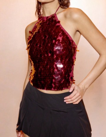 Top Missguided by Shein, vișiniu