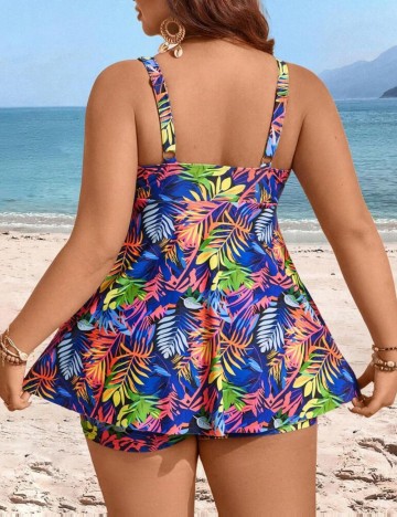 Costum de baie Shein Curve+, mix culori
