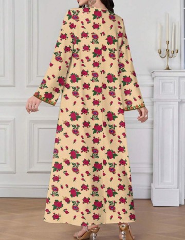 Rochie maxi Shein, mix culori