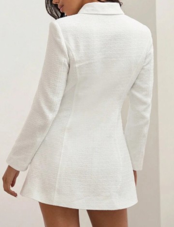 Rochie Tip Sacou Shein, alb