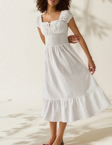 Rochie maxi Shein, alb