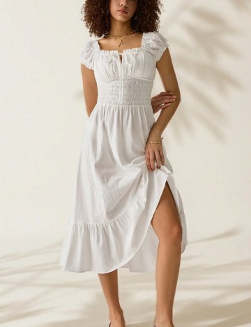 Rochie maxi Shein, alb