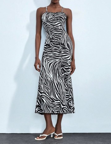 Rochie midi Shein, mix culori