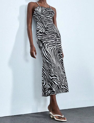 Rochie midi Shein, mix culori