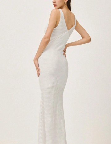 Rochie maxi Shein, alb