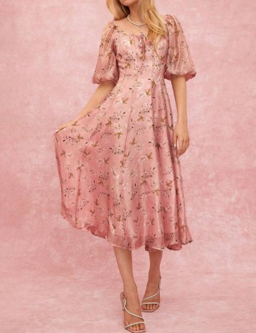 Rochie midi Shein, floral print