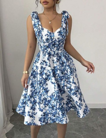 Rochie midi Shein, mix culori