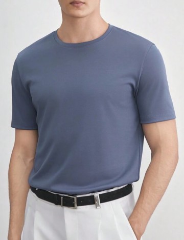 Tricou MANFINITY by Shein, albastru