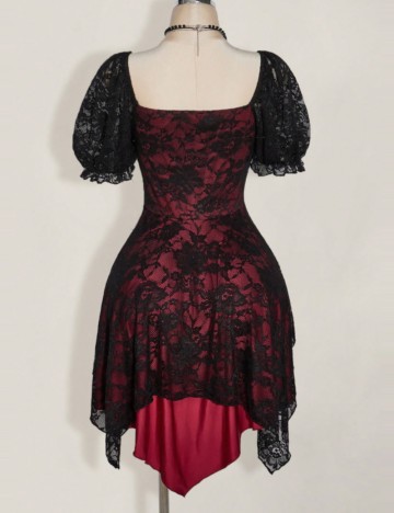 Rochie mini Shein Curve+, mix culori