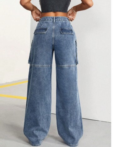 Jeans Shein, albastru