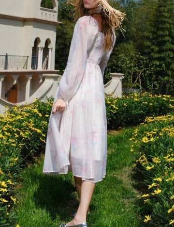 Rochie midi Shein, mix culori