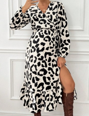 Rochie midi Shein, mix culori