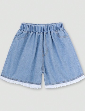 Pantaloni scurți Shein, albastru