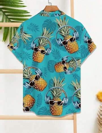 Cămașă cu mânecă scurtă MANFINITY by Shein, mix culori