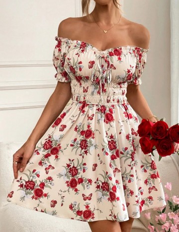 Rochie mini Shein, bej