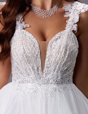 Rochie de ocazie și bridal Shein, alb