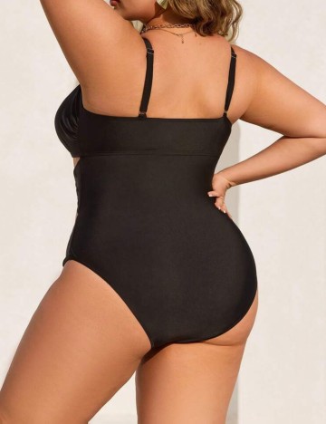 Costum de baie întreg Shein Curve+, negru