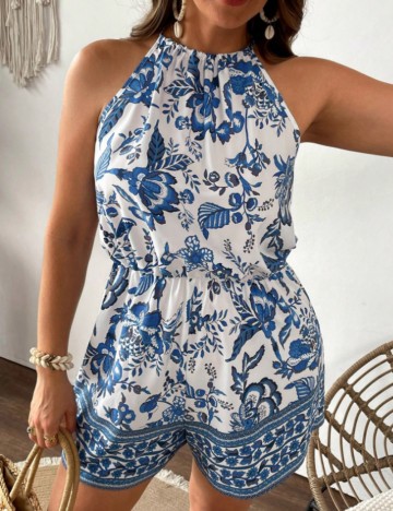 Salopetă scurtă Shein Curve+, mix culori