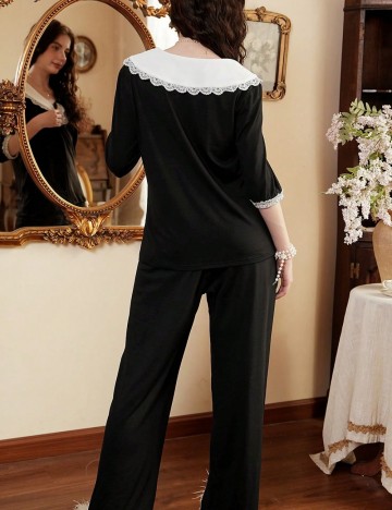 Compleu pijamale Shein, negru