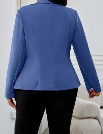 Sacou Shein Curve+, albastru