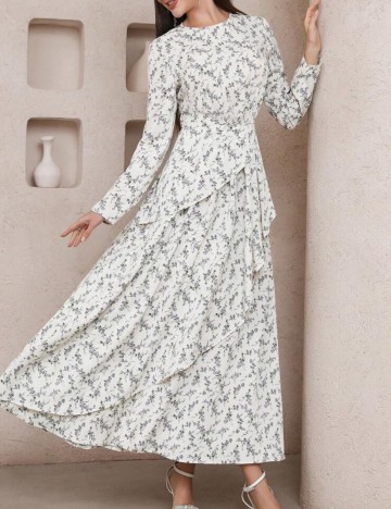 Rochie maxi Shein, mix culori