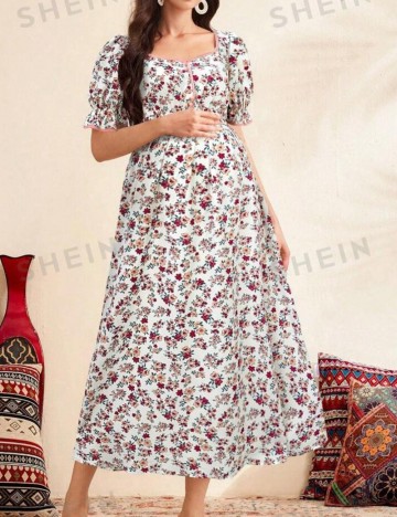 Rochie midi Shein, mix culori