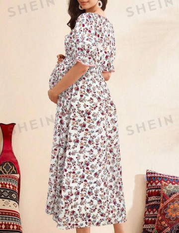 Rochie midi Shein, mix culori