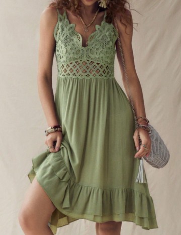 Rochie mini Shein, verde