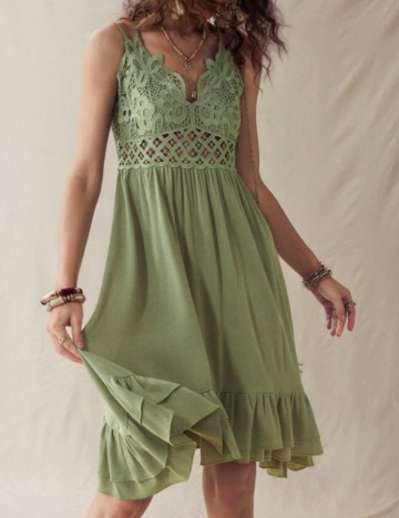 Rochie mini Shein, verde