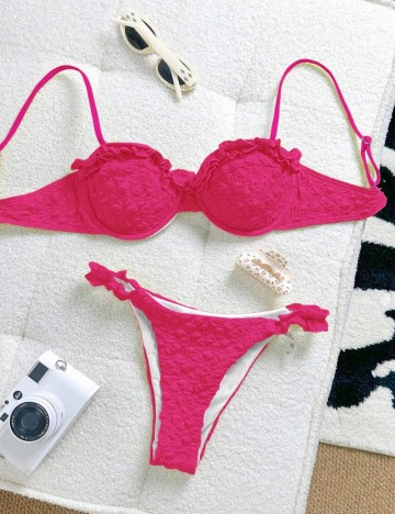 Costum de baie Shein, roz