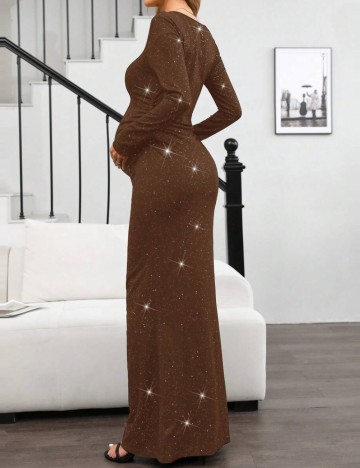 Rochie maxi Shein, maro