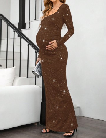 Rochie maxi Shein, maro